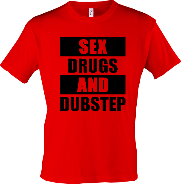 футболка Sex drugs and dubstep. Увеличить