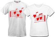 Пара футболок Мелодия-любви