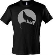 футболка с воущим волком