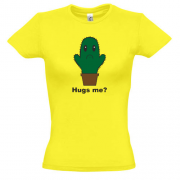 Женская футболка Hugs me