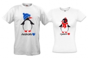 Парные футболки Пингвины