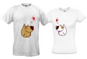Парные футболки Dog-Love