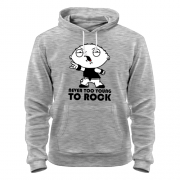 Балахон Never too young to rock (Стьюи)