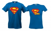 Парные футболки Superman & supergirl