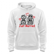 Толстовка Just married (Молодожены)