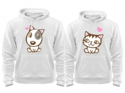 Комплект толстовок Doggy Kitty in Love