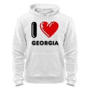 Толстовка I love Georgia