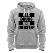 Толстовка Sex drugs and dubstep