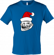 ФуттболкаTtrollface HO HO HO