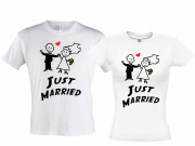 Футболки для новобрачных Just married 5