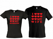 Парные футболки Люблю свою жену (мужа)