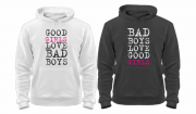 Парные балахоны Bad boys - Bad girls