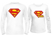Парные кофты Superman & Supergirl