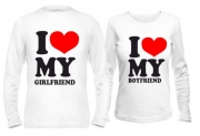 Парные кофты I love my boyfriend - girlfriend