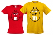 Футболки для влюбленных M&M`s