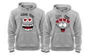 Балахоны парные love you too