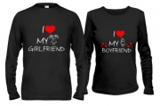 Парные лонгсливы I love my boyfriend/girlfriend