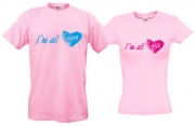 Cuplu tricouri pentru iubitori, perechi T-shirt