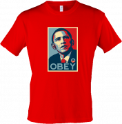 Майка c Обамой "OBEY"