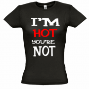 Майка i`m hot you`re not